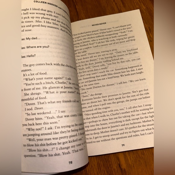 New Book Never Never by Colleen Hoover - Picture 3 of 3